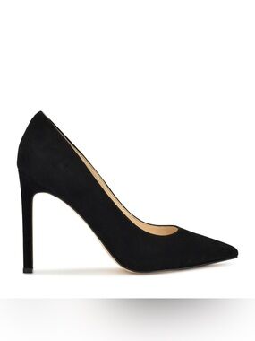 Nine West Tatiana Pointy Toe Pumps - black suede size 8.5